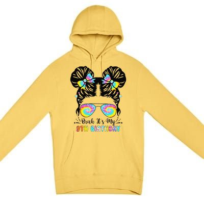 Bruh ItS My 9th Birthday 9 Year Old 9th Birthday Premium Pullover Hoodie