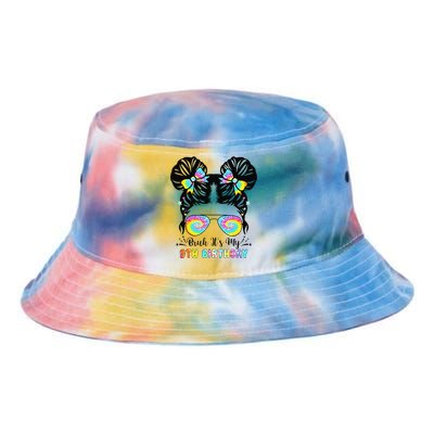 Bruh ItS My 9th Birthday 9 Year Old 9th Birthday Tie Dye Newport Bucket Hat