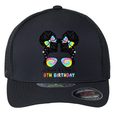 Bruh ItS My 9th Birthday 9 Year Old 9th Birthday Flexfit Unipanel Trucker Cap