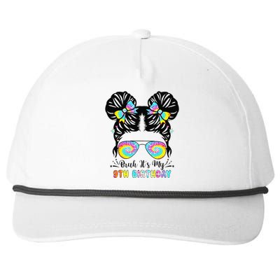 Bruh ItS My 9th Birthday 9 Year Old 9th Birthday Snapback Five-Panel Rope Hat