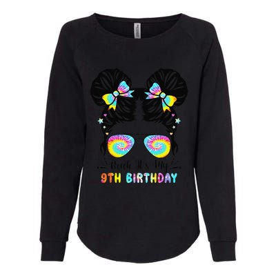 Bruh ItS My 9th Birthday 9 Year Old 9th Birthday Womens California Wash Sweatshirt