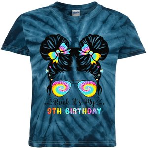 Bruh ItS My 9th Birthday 9 Year Old 9th Birthday Kids Tie-Dye T-Shirt