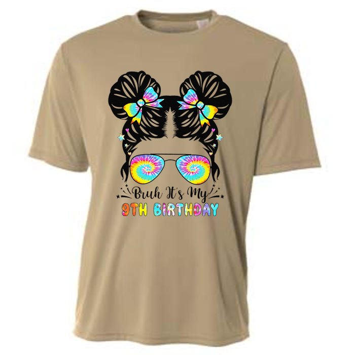 Bruh ItS My 9th Birthday 9 Year Old 9th Birthday Cooling Performance Crew T-Shirt