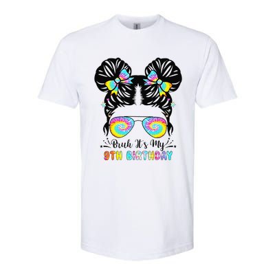 Bruh ItS My 9th Birthday 9 Year Old 9th Birthday Softstyle CVC T-Shirt