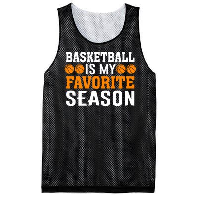 Basketball Is My Favorite Season Mesh Reversible Basketball Jersey Tank