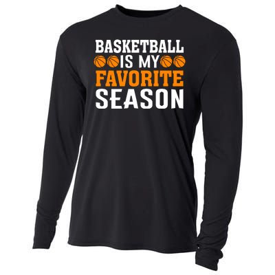 Basketball Is My Favorite Season Cooling Performance Long Sleeve Crew