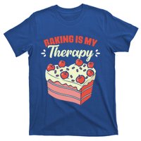 Baking Is My Therapy Cupcake Cookie Pastry Chef Baker Cool Gift T-Shirt