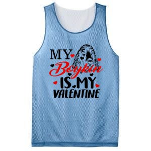 Boykin Is My Valentine Kin Spaniel Dog Mom Hunting Mama Gift Mesh Reversible Basketball Jersey Tank