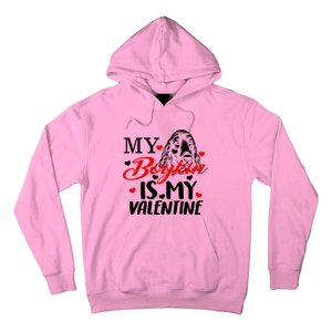 Boykin Is My Valentine Kin Spaniel Dog Mom Hunting Mama Gift Hoodie