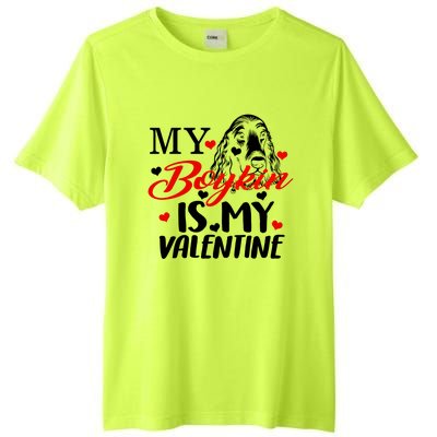 Boykin Is My Valentine Kin Spaniel Dog Mom Hunting Mama Gift Tall Fusion ChromaSoft Performance T-Shirt