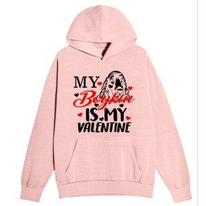 Boykin Is My Valentine Kin Spaniel Dog Mom Hunting Mama Gift Urban Pullover Hoodie