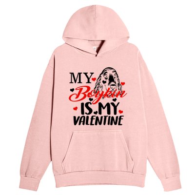 Boykin Is My Valentine Kin Spaniel Dog Mom Hunting Mama Gift Urban Pullover Hoodie