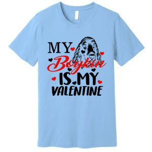 Boykin Is My Valentine Kin Spaniel Dog Mom Hunting Mama Gift Premium T-Shirt