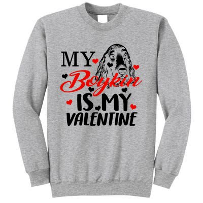 Boykin Is My Valentine Kin Spaniel Dog Mom Hunting Mama Gift Sweatshirt