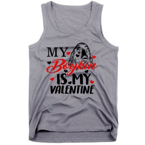 Boykin Is My Valentine Kin Spaniel Dog Mom Hunting Mama Gift Tank Top