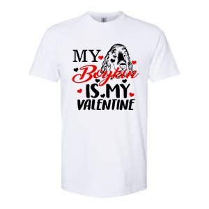 Boykin Is My Valentine Kin Spaniel Dog Mom Hunting Mama Gift Softstyle CVC T-Shirt