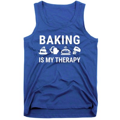 Baking Is My Therapy Gift Tank Top