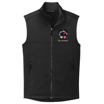 Bruh ItS My 10th Birthday 10 Year Old 10th Birthday Girl Collective Smooth Fleece Vest