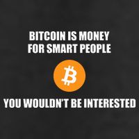 Bitcoin Is Money For Smart People You WouldnT Be Interested 25L Jumbo Tote