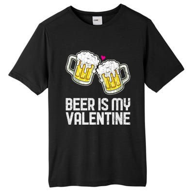 Beer Is My Valentine Sarcastic Singles Funny Gift Tall Fusion ChromaSoft Performance T-Shirt