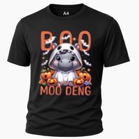Boo I Mean Moo Deng Halloween Pygmy Hippo Gift Performance Shirt