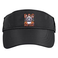 Boo I Mean Moo Deng Halloween Pygmy Hippo Gift Adult Drive Performance Visor