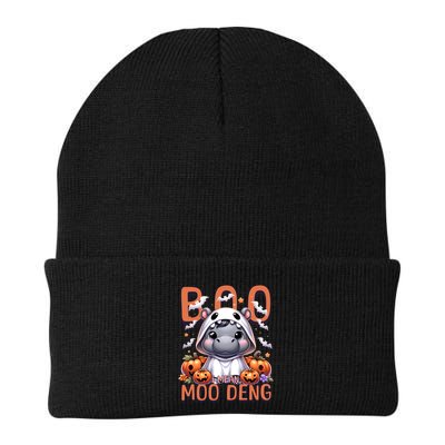 Boo I Mean Moo Deng Halloween Pygmy Hippo Gift Beanie