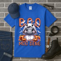 Boo I Mean Moo Deng Halloween Pygmy Hippo Gift Tall T-Shirt