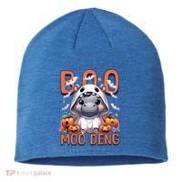 Boo I Mean Moo Deng Halloween Pygmy Hippo Gift Sustainable Beanie