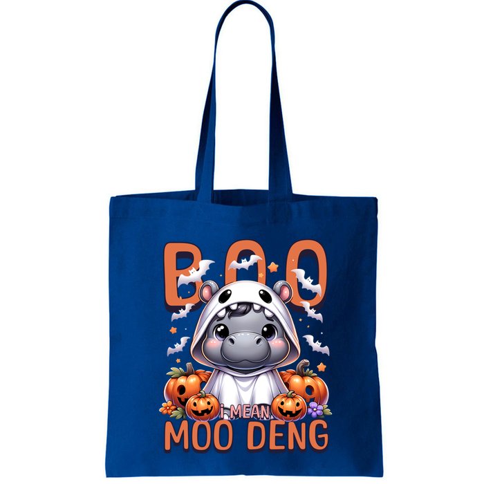 Boo I Mean Moo Deng Halloween Pygmy Hippo Gift Bag