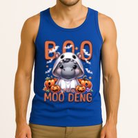 Boo I Mean Moo Deng Halloween Pygmy Hippo Gift Tank Top