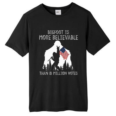 Bigfoot Is More Believable Than 81 Million Votes Vintage Tall Fusion ChromaSoft Performance T-Shirt