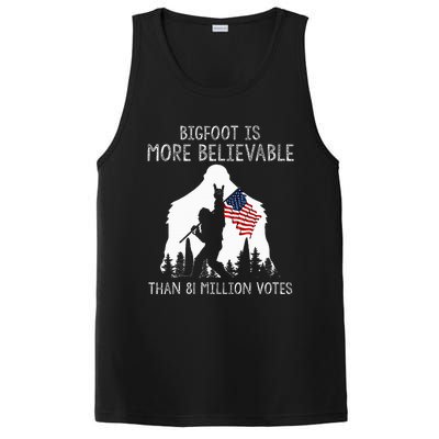 Bigfoot Is More Believable Than 81 Million Votes Vintage PosiCharge Competitor Tank