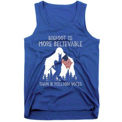 Bigfoot Is More Believable Than 81 Million Votes Vintage Tank Top