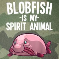 Blobfish Is My Spirit Animal Funny Blobfish Meme Legacy Tie Dye Trucker Hat