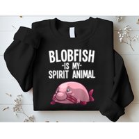 Blobfish Is My Spirit Animal Funny Blobfish Meme Sweatshirt