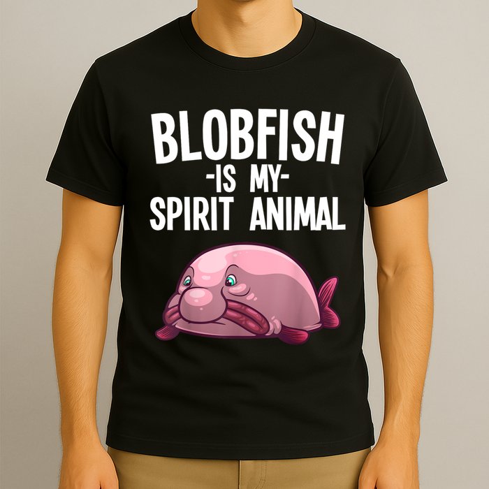 Blobfish Is My Spirit Animal Funny Blobfish Meme T-Shirt