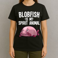 Blobfish Is My Spirit Animal Funny Blobfish Meme T-Shirt