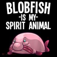Blobfish Is My Spirit Animal Funny Blobfish Meme Impact Tech Backpack