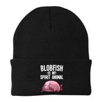 Blobfish Is My Spirit Animal Funny Blobfish Meme Beanie
