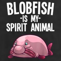 Blobfish Is My Spirit Animal Funny Blobfish Meme Beanie