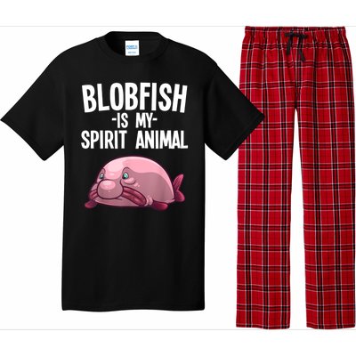 Blobfish Is My Spirit Animal Funny Blobfish Meme Pajama Set