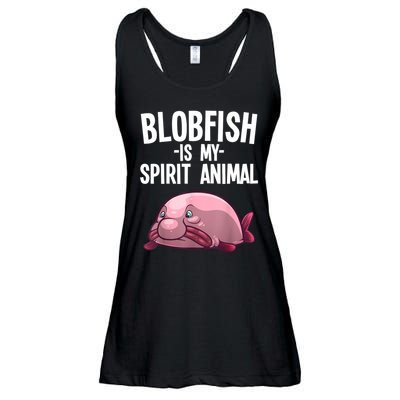 Blobfish Is My Spirit Animal Funny Blobfish Meme Ladies Essential Flowy Tank