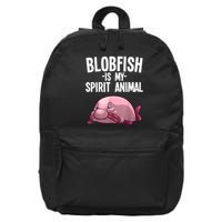 Blobfish Is My Spirit Animal Funny Blobfish Meme 16 in Basic Backpack