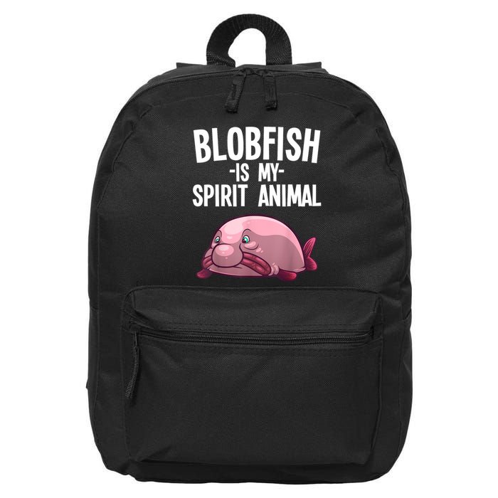 Blobfish Is My Spirit Animal Funny Blobfish Meme 16 in Basic Backpack