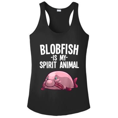 Blobfish Is My Spirit Animal Funny Blobfish Meme Ladies PosiCharge Competitor Racerback Tank