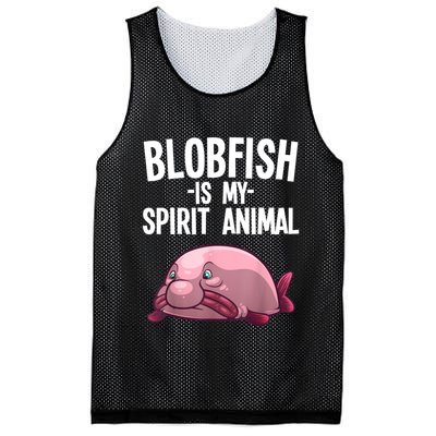 Blobfish Is My Spirit Animal Funny Blobfish Meme Mesh Reversible Basketball Jersey Tank