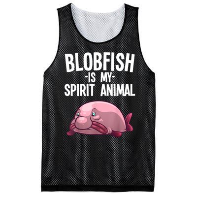 Blobfish Is My Spirit Animal Funny Blobfish Meme Mesh Reversible Basketball Jersey Tank