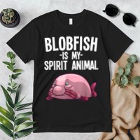 Blobfish Is My Spirit Animal Funny Blobfish Meme Premium T-Shirt