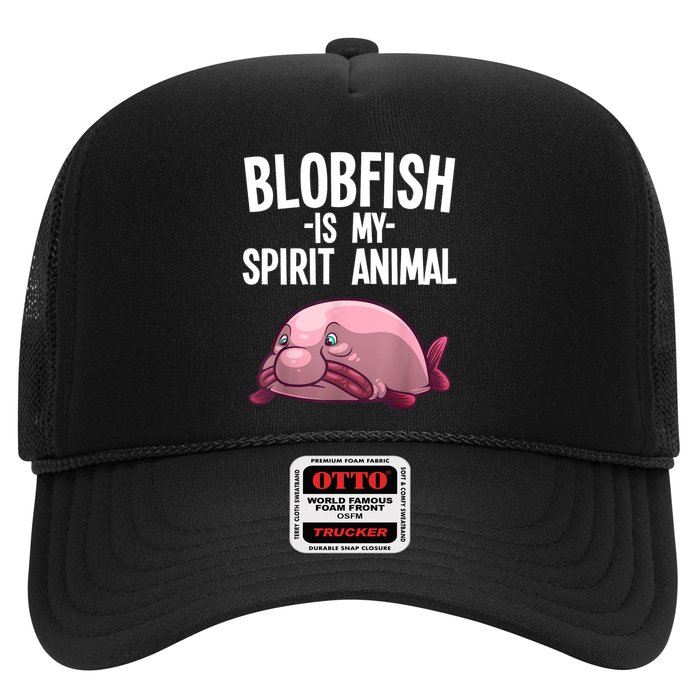 Blobfish Is My Spirit Animal Funny Blobfish Meme Trucker Hat